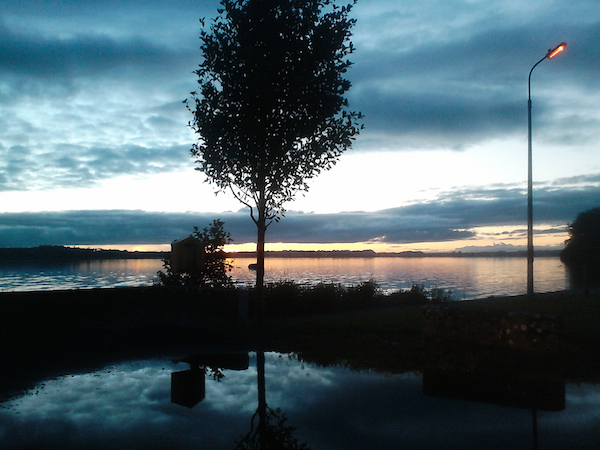 sunset at loughrea lake 1 copy
